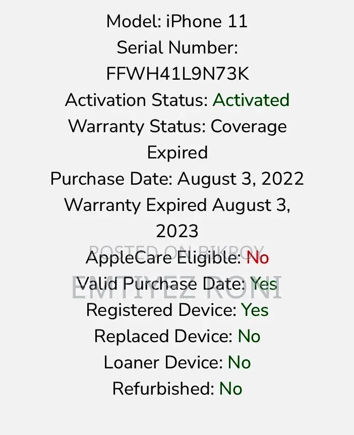 Apple iPhone 11 128 GB Green