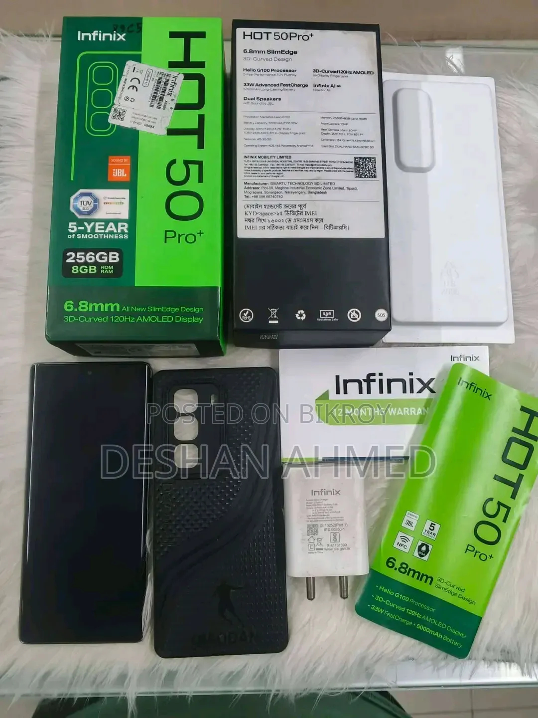 Infinix Hot 50 Pro+ 4G 256 GB Silver