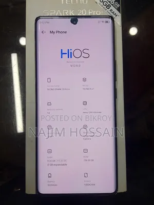 Tecno Spark 20 Pro Plus 256 GB Silver