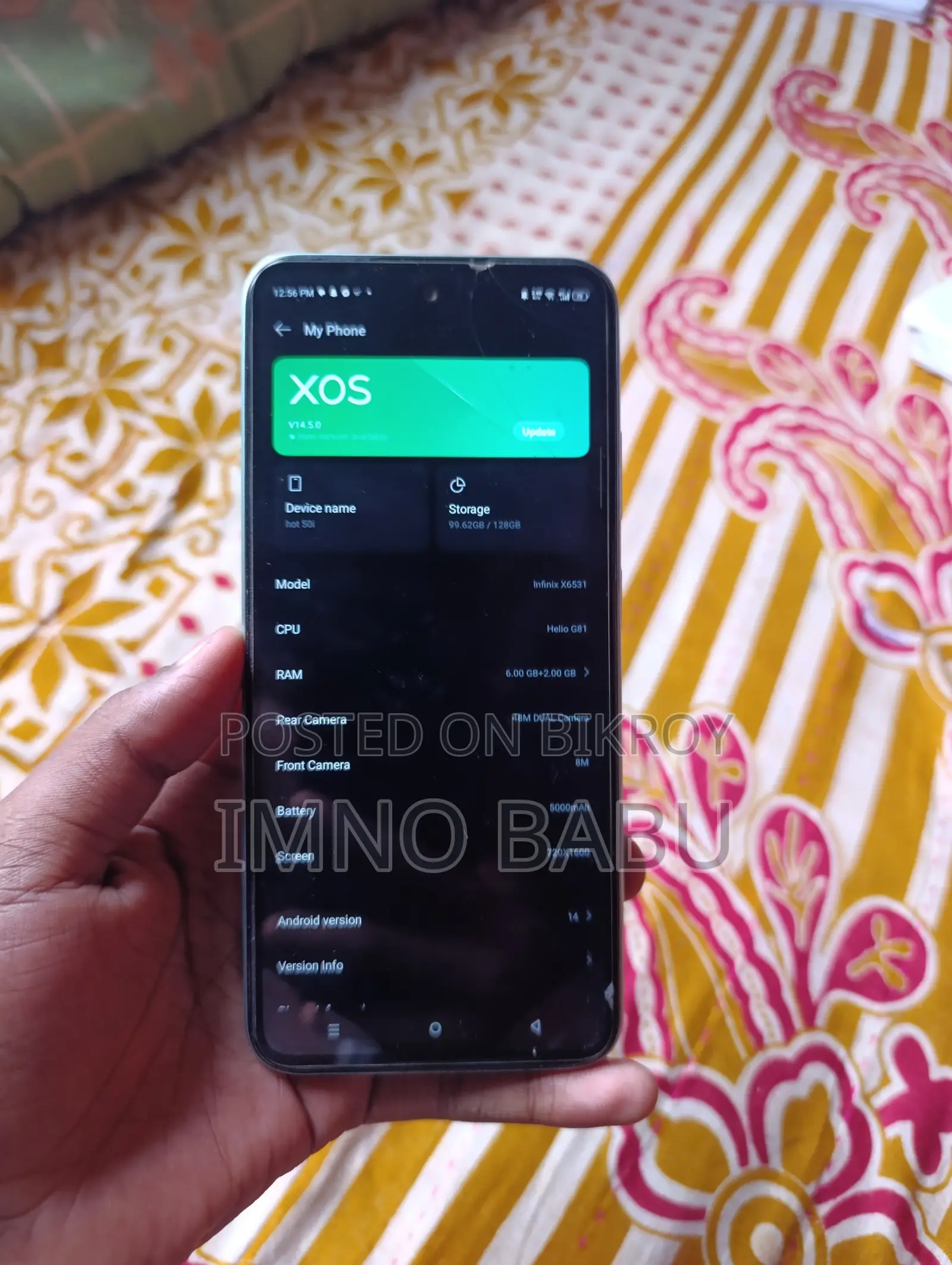 Infinix Hot 50i 128 GB Green