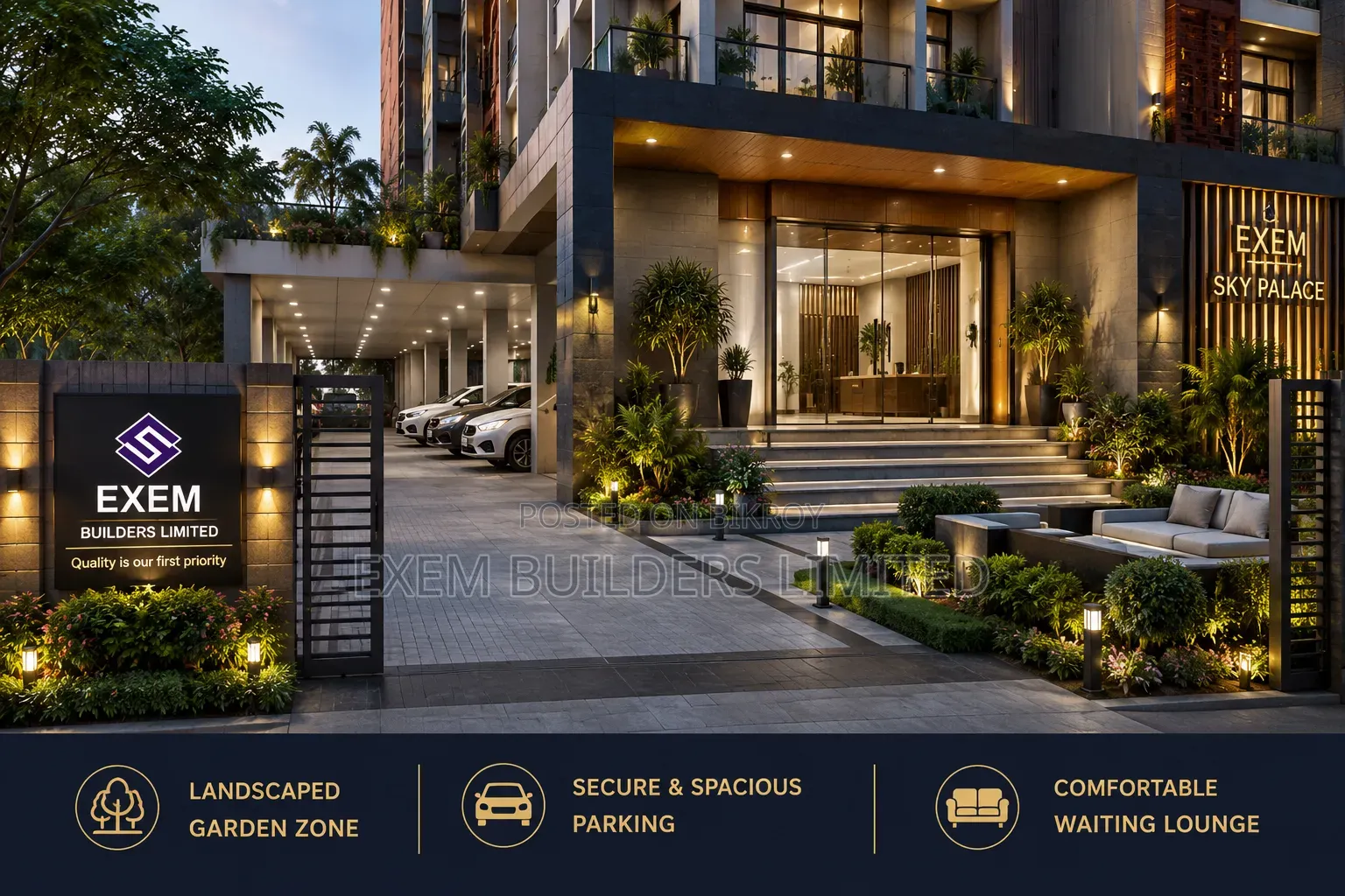 4bdrm Apartment in Exem Sky Palace, Barishal Sadar for Sale