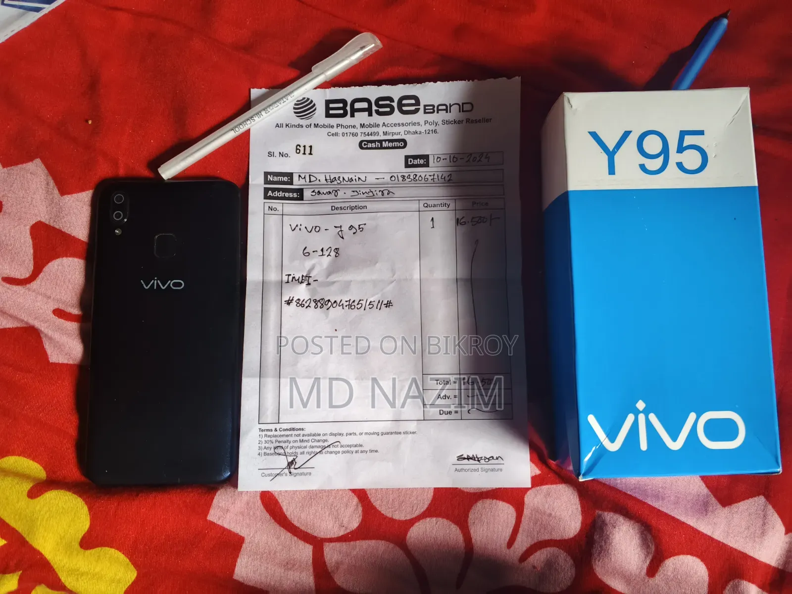 Vivo Y95 128 GB Black