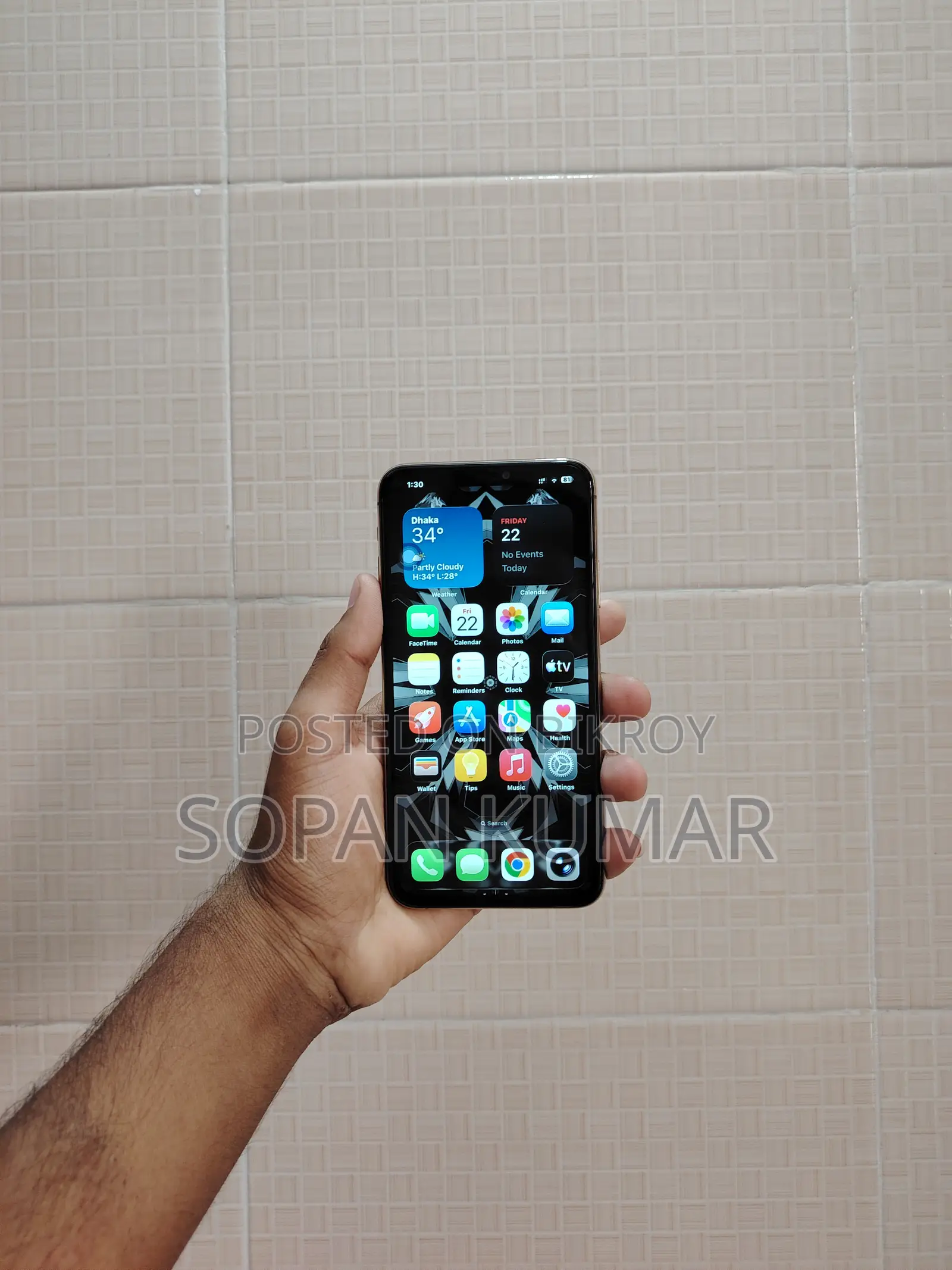 অ্যাপল আইফোন ১১ প্রো ম্যাক্স ৬৪ জিবি গোল্ড