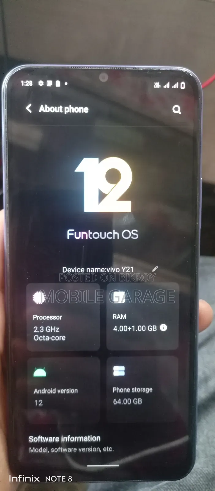 Vivo Y21 64 GB Purple
