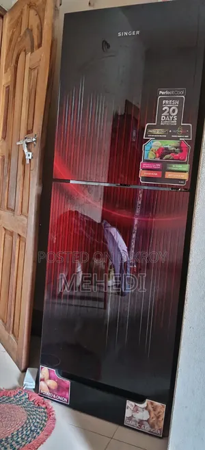 Top Mount Refrigerator | 252 L | Red