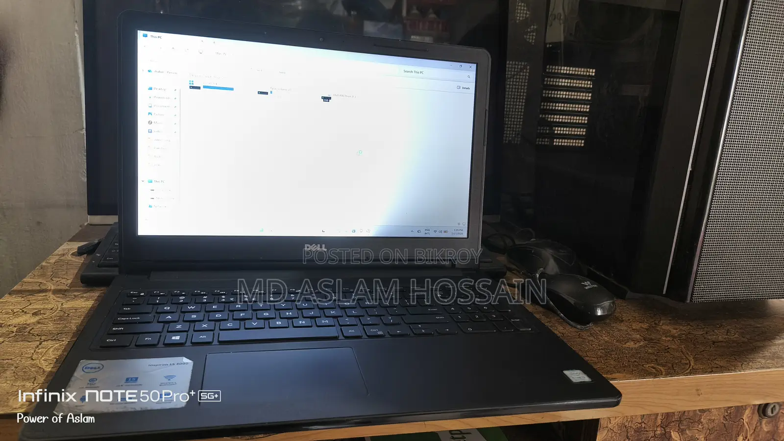 Laptop Dell Inspiron 15 3000 8GB Intel Core I3 SSD 256GB