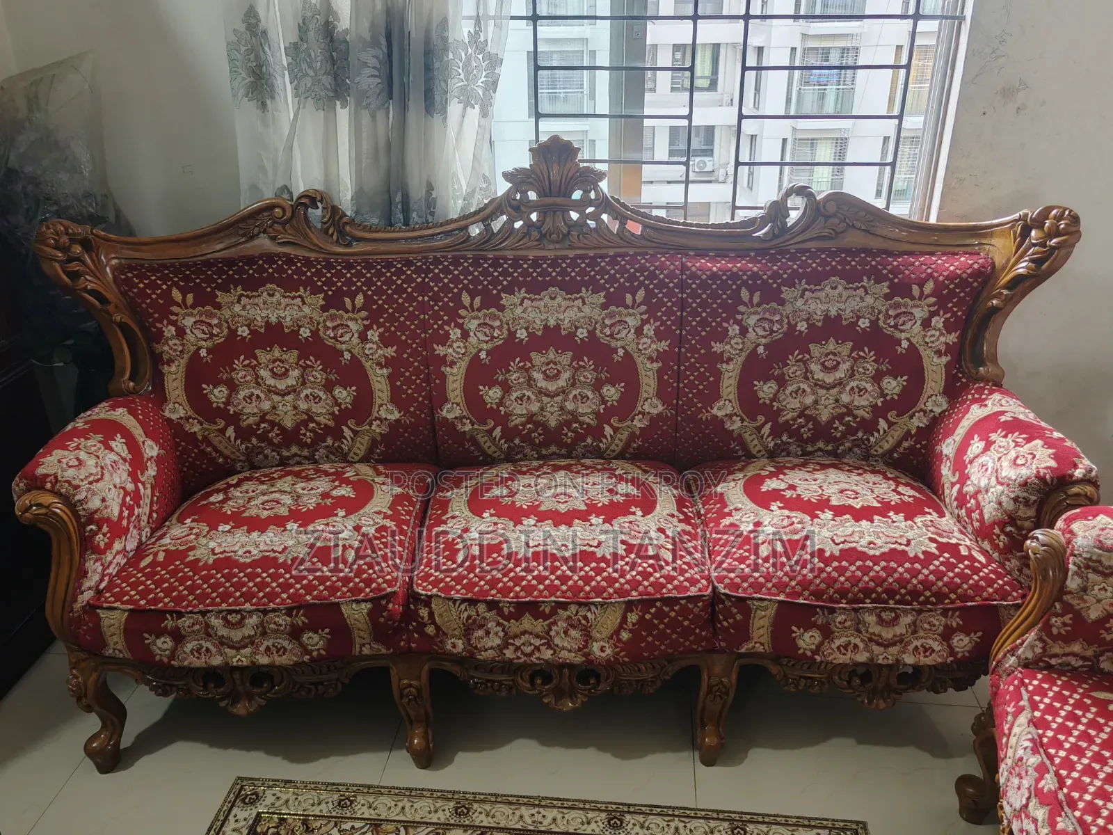 সেগুন কাঠ সোফা সেট