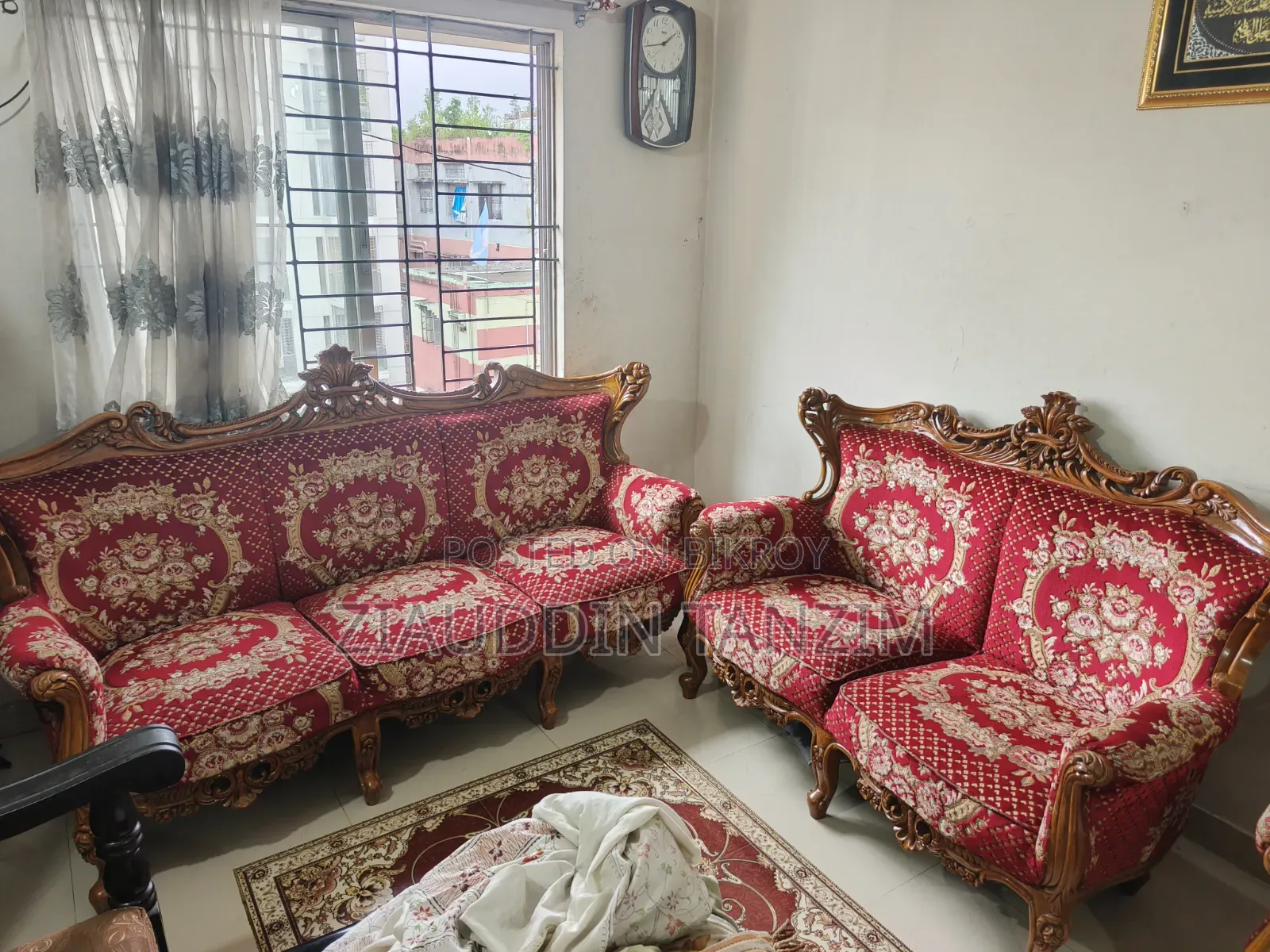 সেগুন কাঠ সোফা সেট