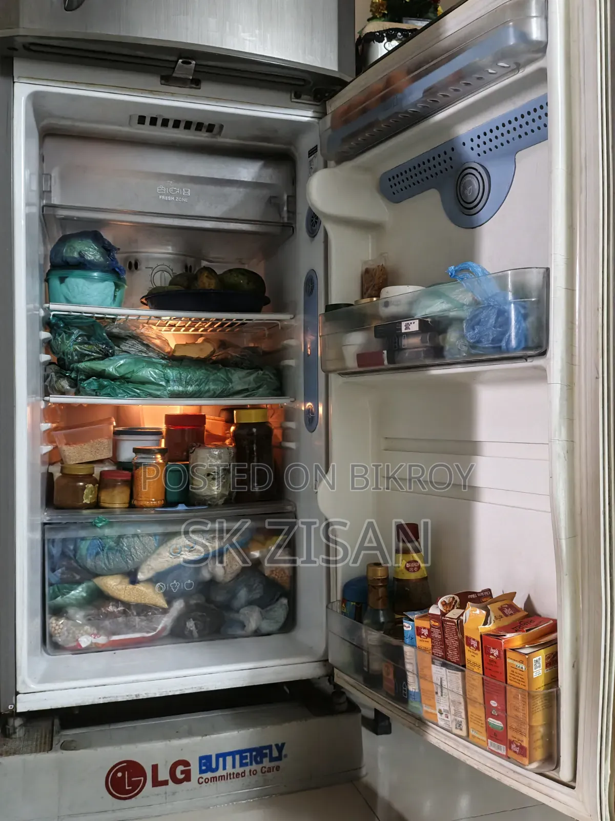 LG Butterfly Express Cool Fridge - Fully Running Condition