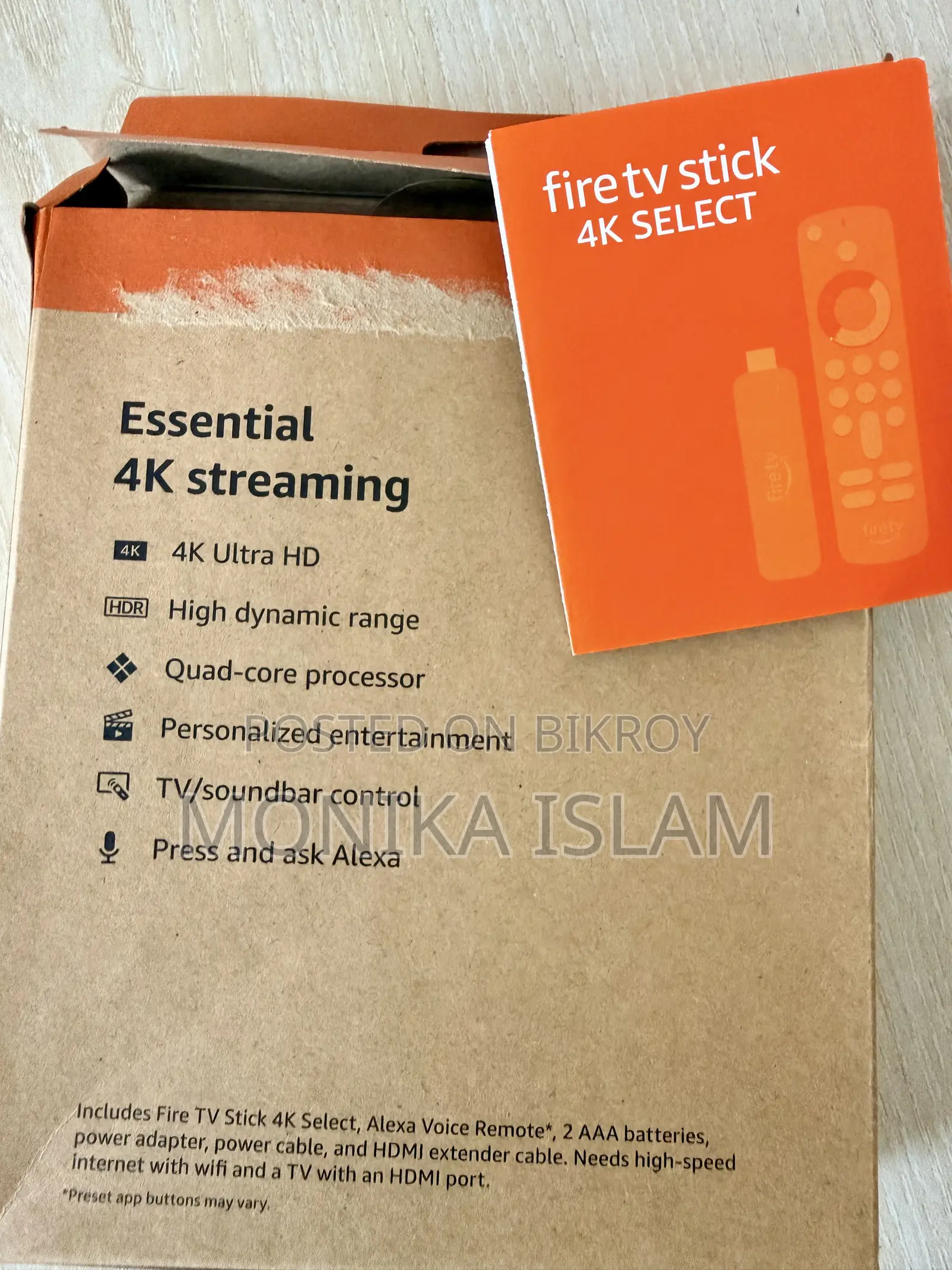 Amazon Fire TV Stick Select (8GB | Wi-Fi 5) – Brand New (Open Box)