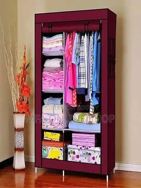 Portable 2 Layer Wardrobe