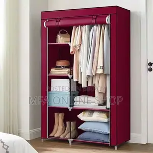 Portable 2 Layer Wardrobe