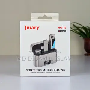 Jmary MW-15 | মোবাইলের জন্য ২.৪জি ওয়্যারলেস মাইক্রোফোন টাইপ-সি