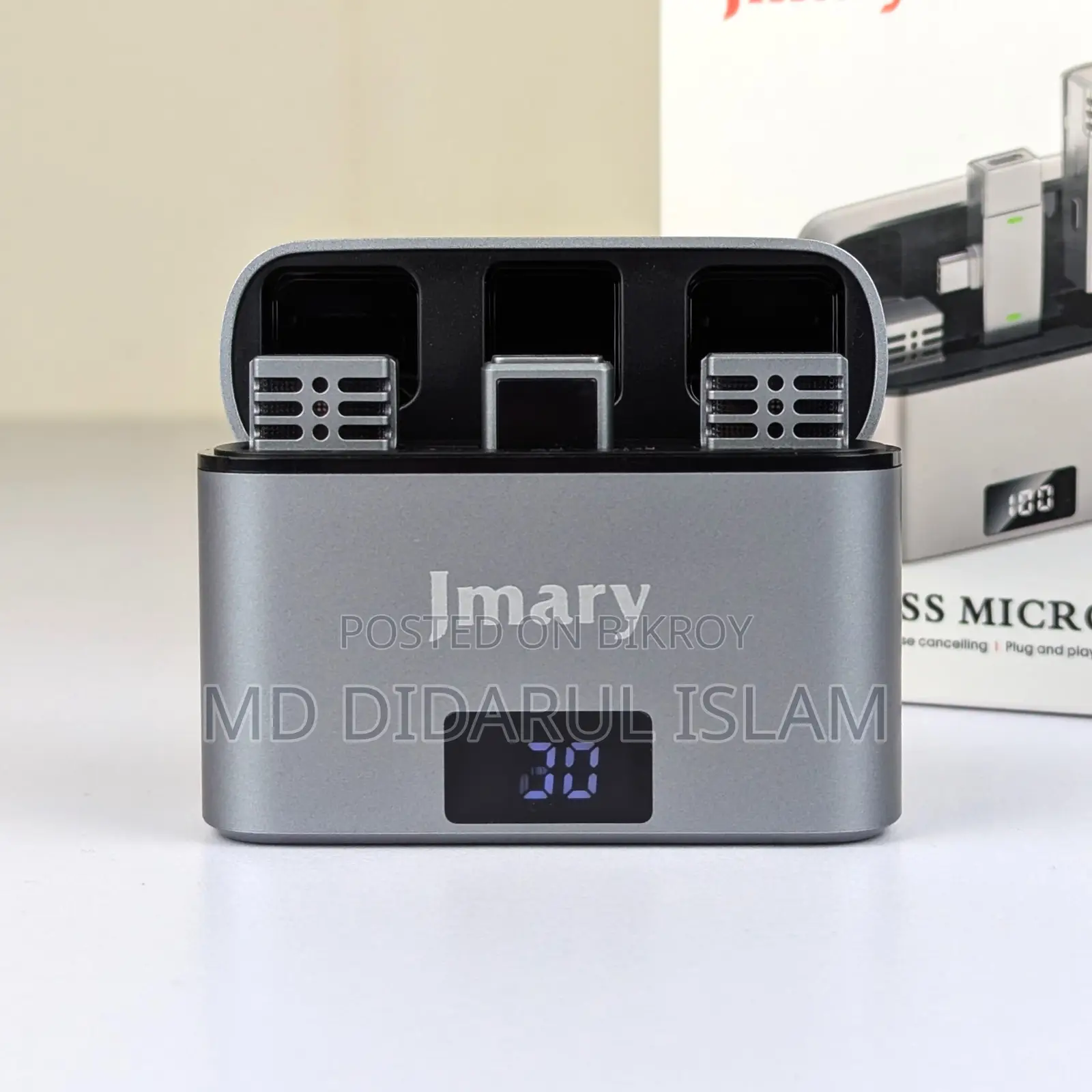 Jmary MW-15 | মোবাইলের জন্য ২.৪জি ওয়্যারলেস মাইক্রোফোন টাইপ-সি