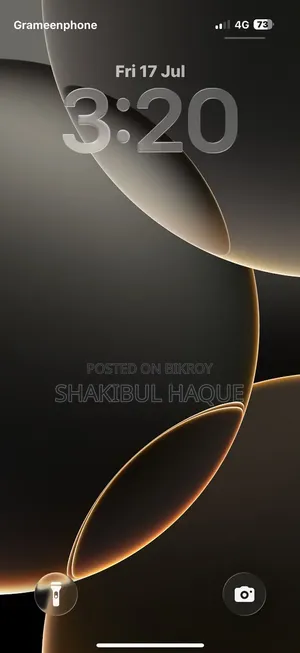 নিউ অ্যাপল আইফোন ১৬ প্রো ২৫৬ জিবি ব্ল্যাক