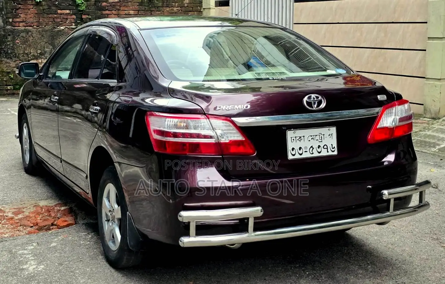 Toyota Premio 1.5 Front Wheel Drive 2010 Maroon