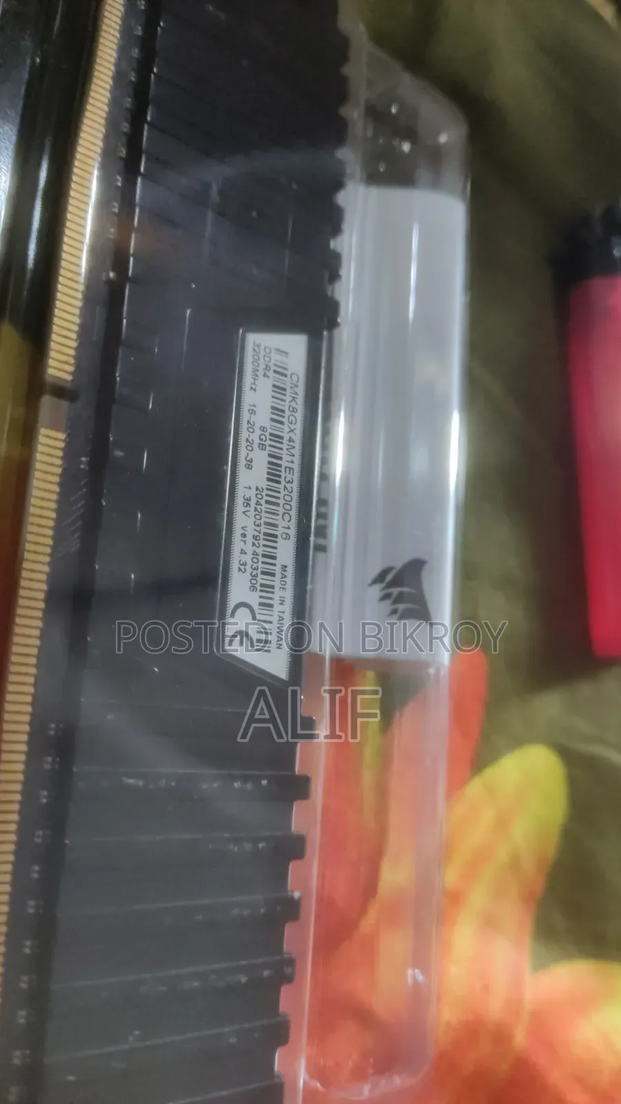 র‍্যাম ডিডিআর৪ ৩২০০ মেগাহার্টজ করসেয়ার ৮ জিবি সিঙ্গেল কিট
