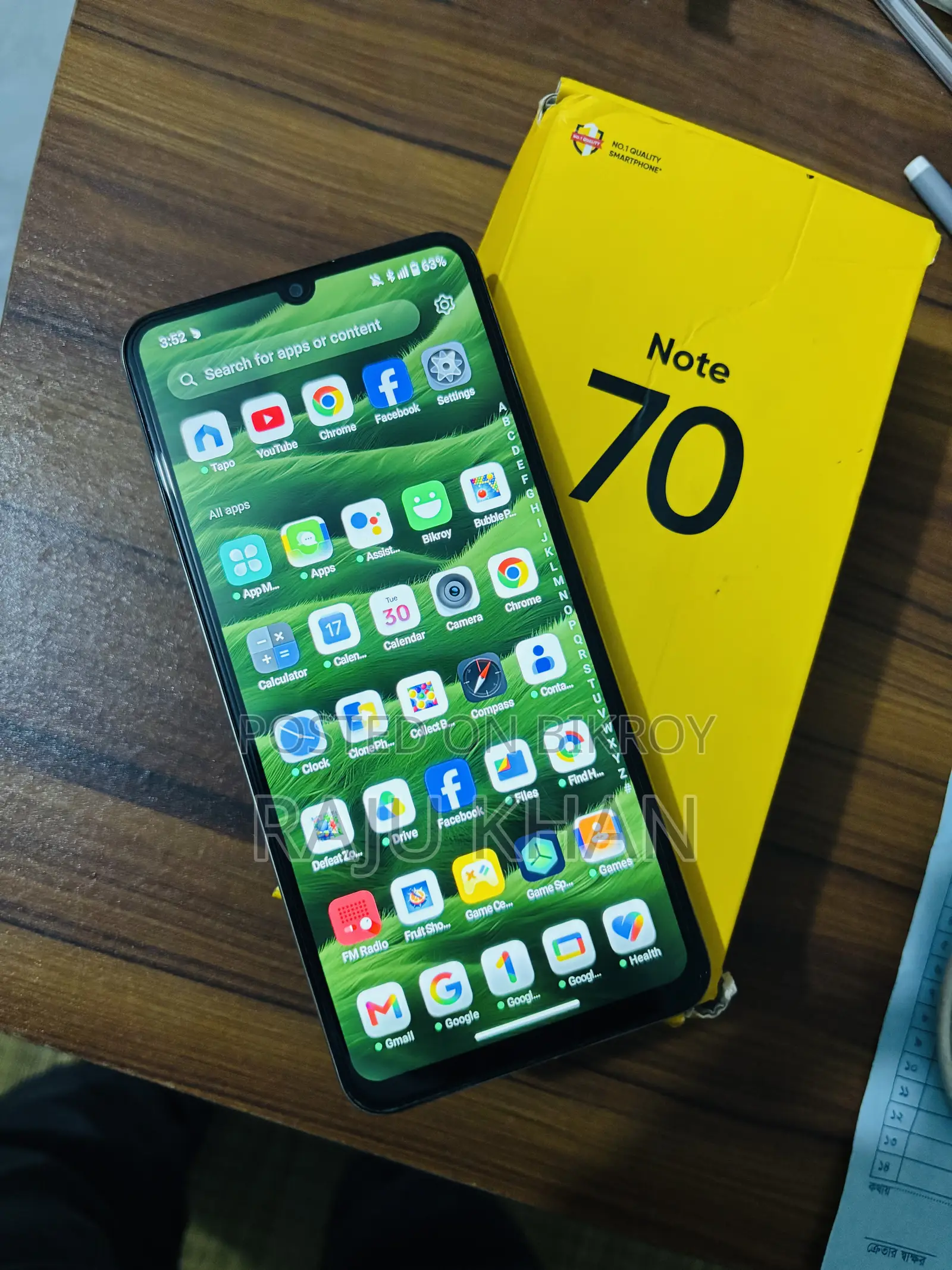 Realme Note 70T 128 GB Gold