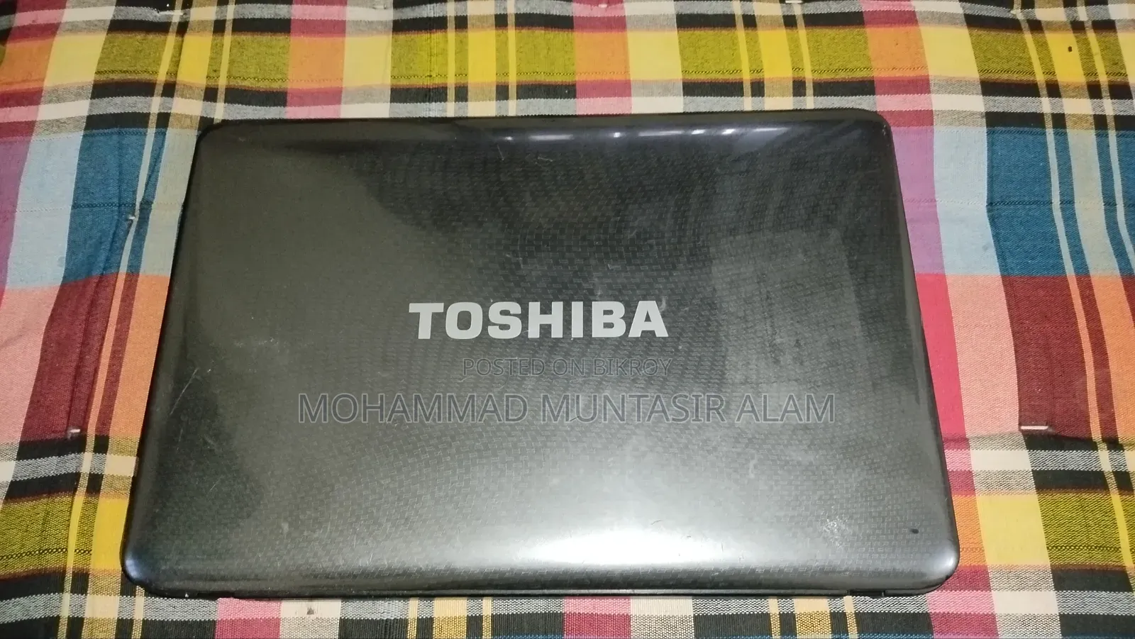 Laptop Toshiba 6GB Intel Pentium HDD 640GB