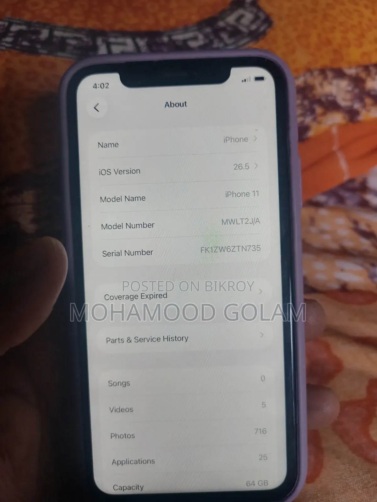 Apple iPhone 11 64 GB Black