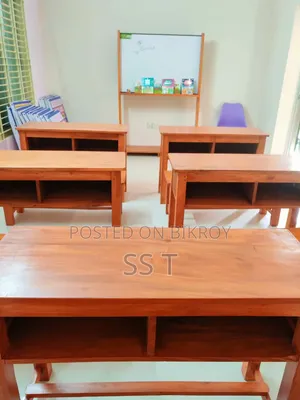 Sale of new wooden school furniture