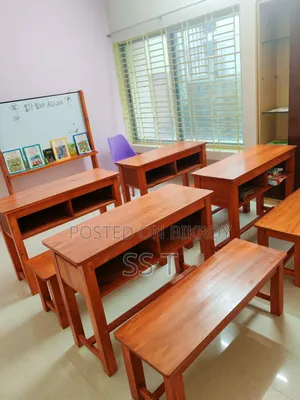 Sale of new wooden school furniture