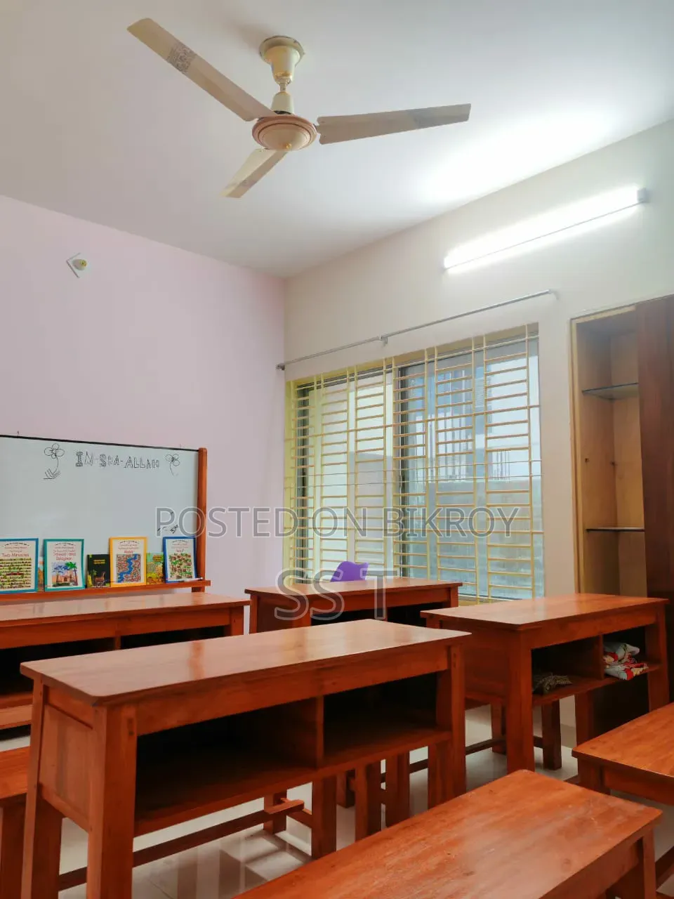 Sale of new wooden school furniture