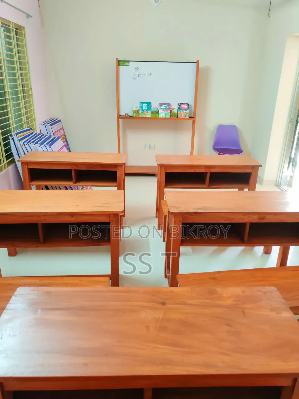 Sale of new wooden school furniture