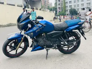 New TVS Apache 180 RTR 2018 Blue