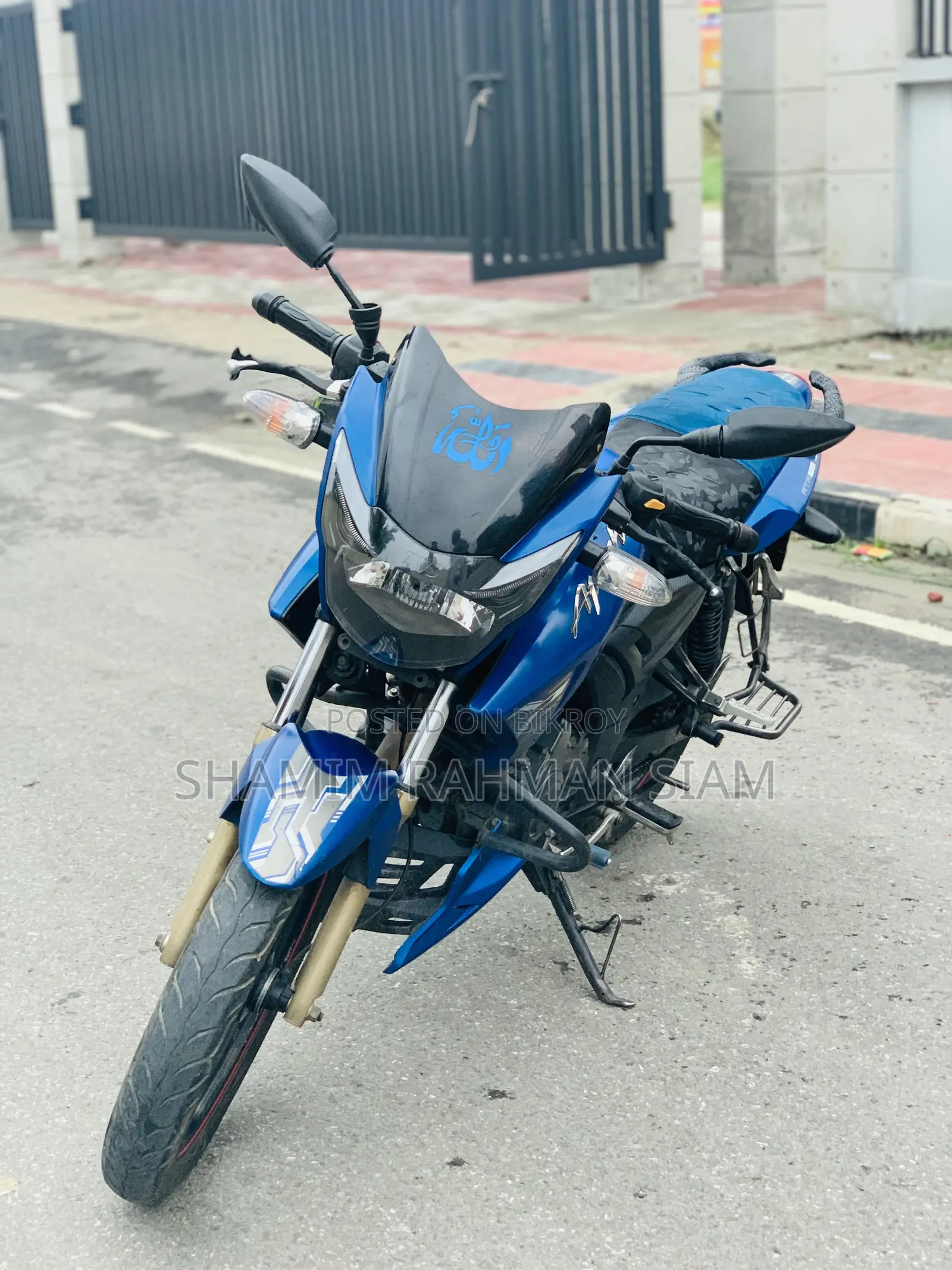 নতুন TVS Apache 180 RTR 2018 Blue