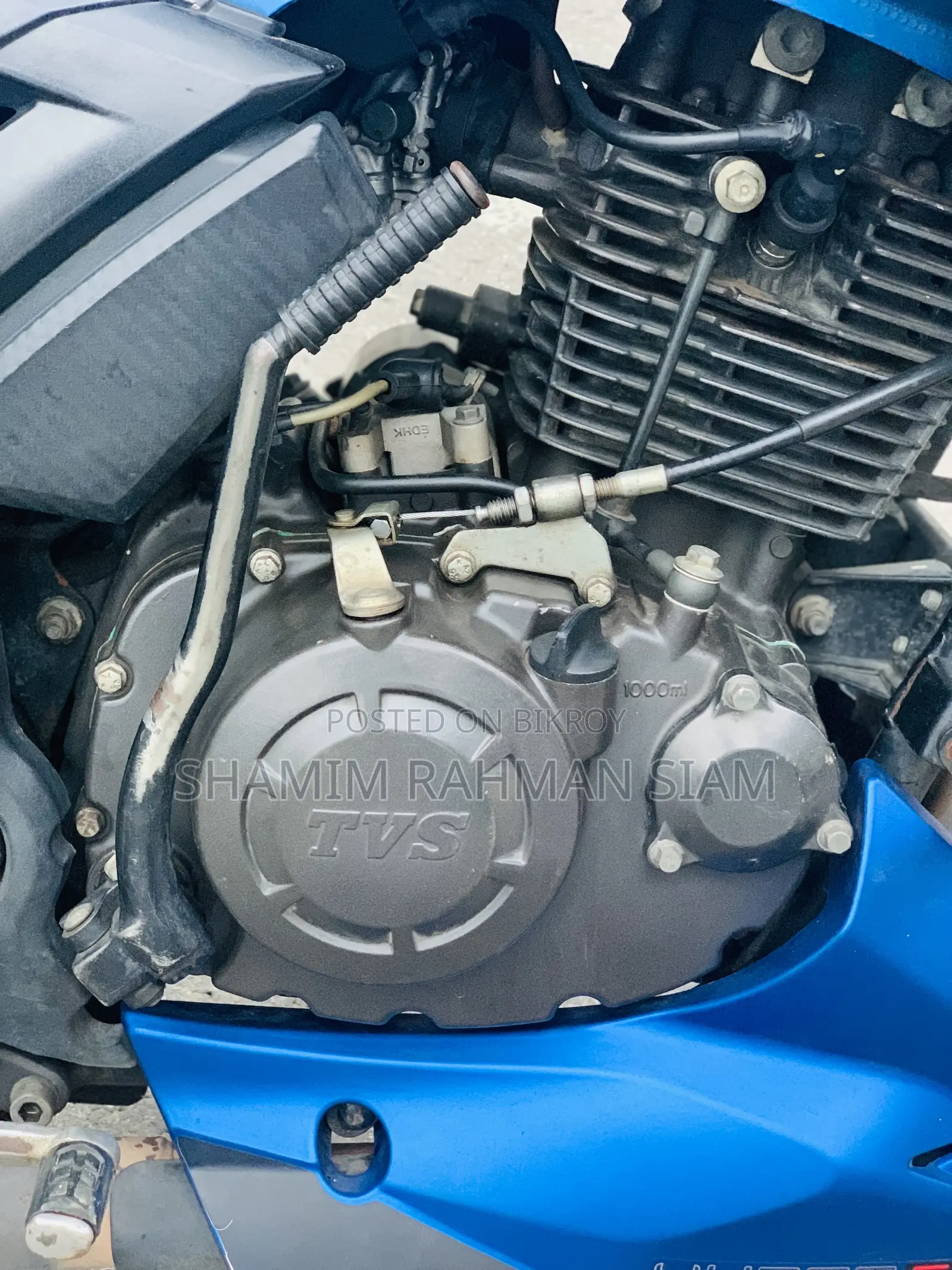 নতুন TVS Apache 180 RTR 2018 Blue