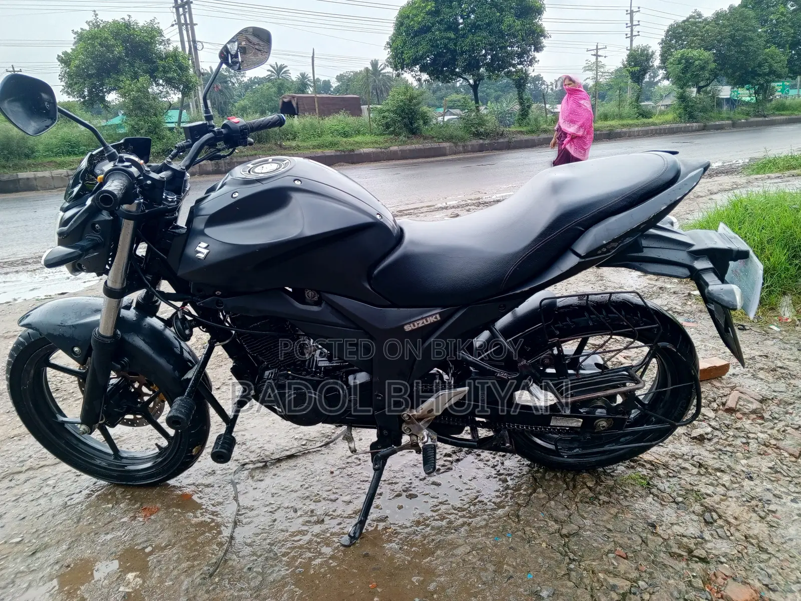 Suzuki Gixxer Monotone 2023 Black