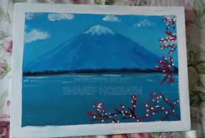 Beautiful hand-painted canvas painting for sale