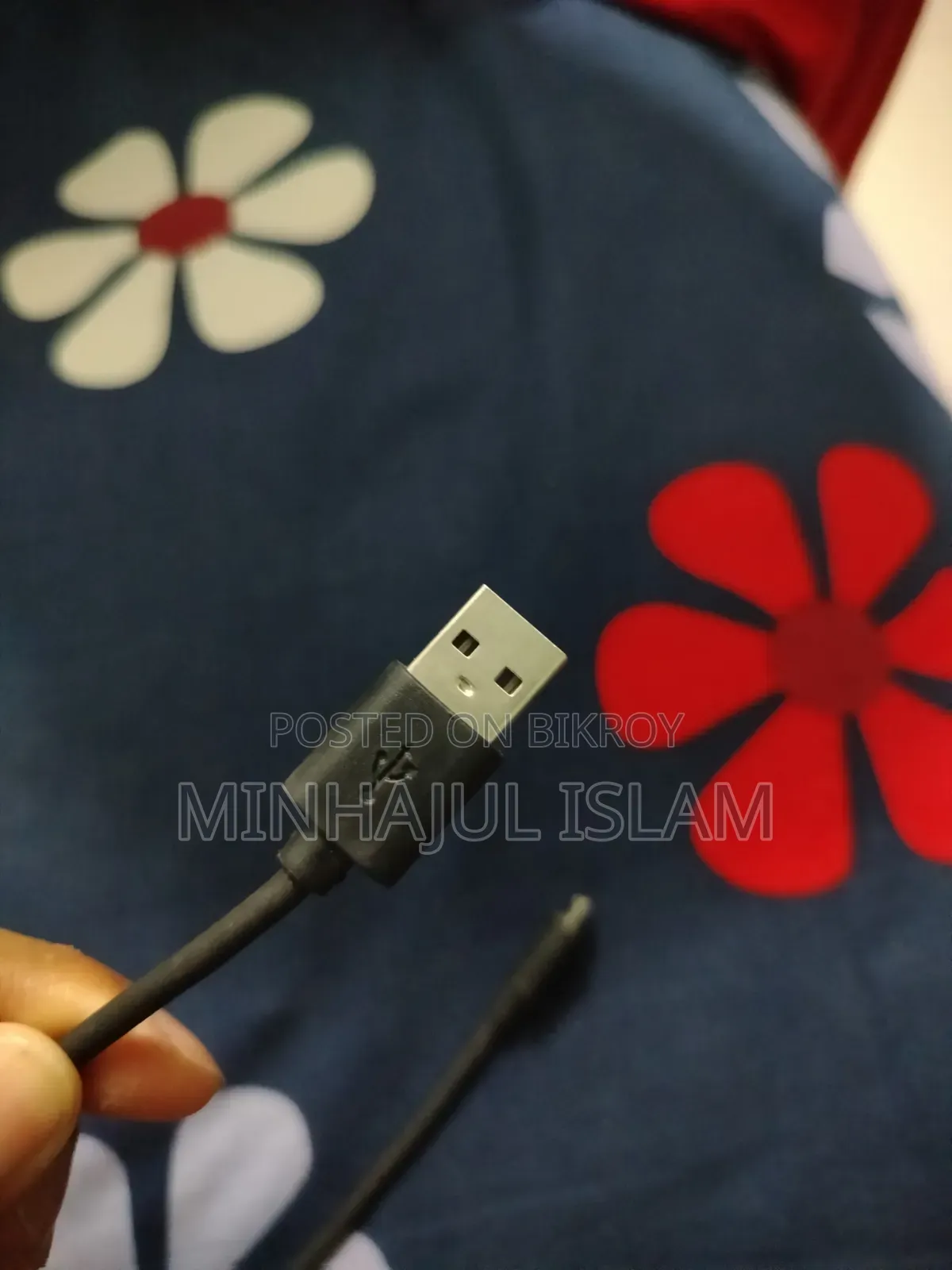 ইউএসবি থেকে মাইক্রো-ইউএসবি এক্সটেন্ডেড / চার্জিং বা পাওয়ার ক্যাবল
