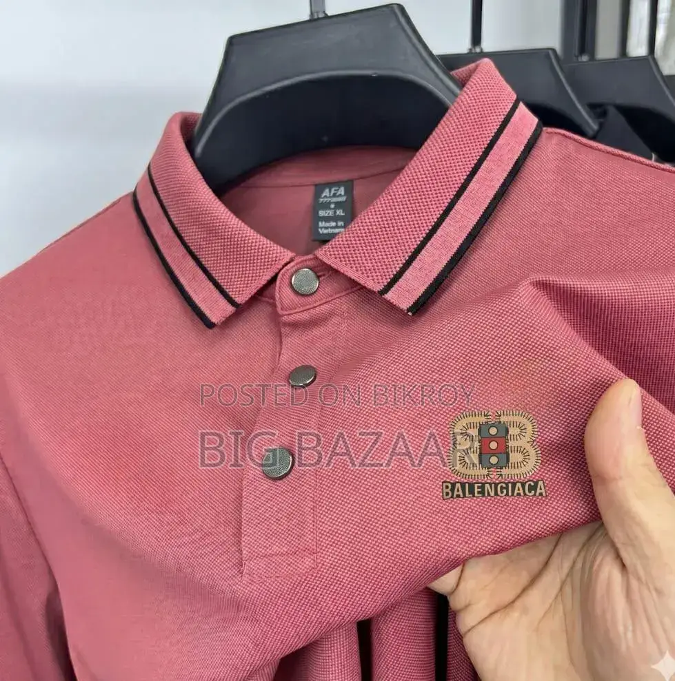 প্রিমিয়াম পোলো শার্ট উইথ চায়না স্টিকার