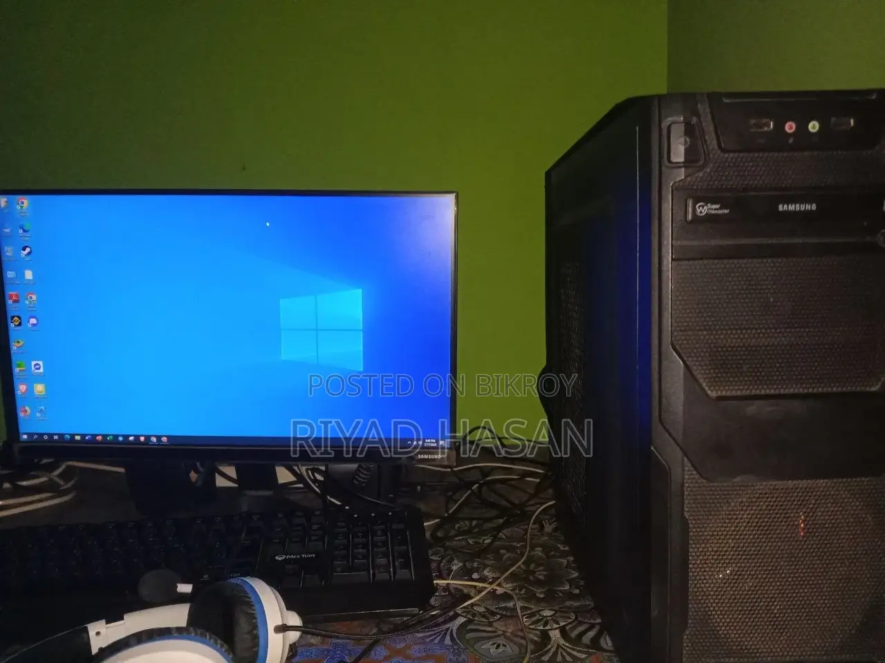Desktop Computer 16GB AMD Ryzen 5 HDD+SSD 1TB