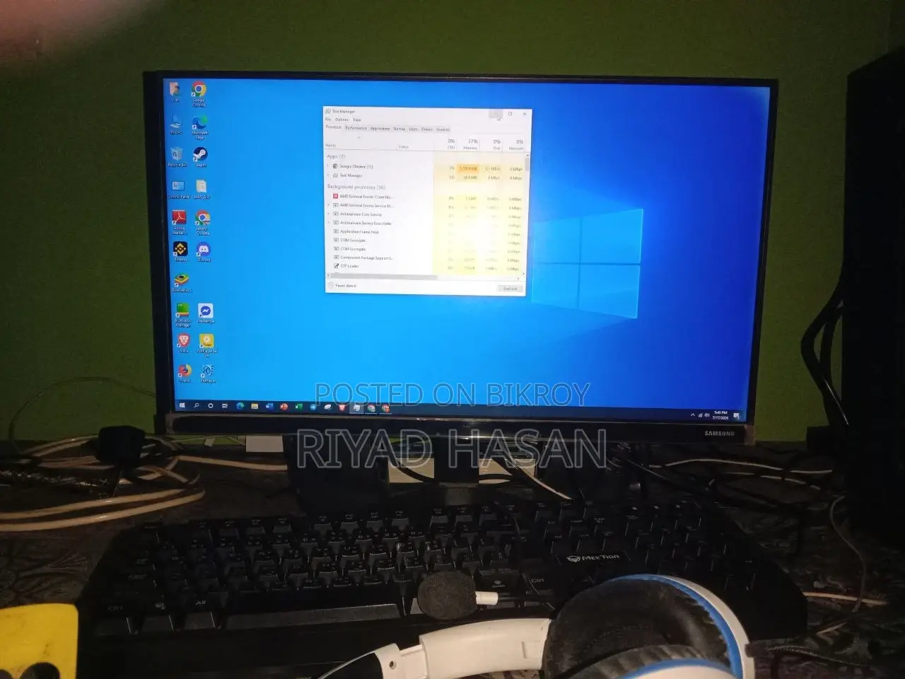 Desktop Computer 16GB AMD Ryzen 5 HDD+SSD 1TB