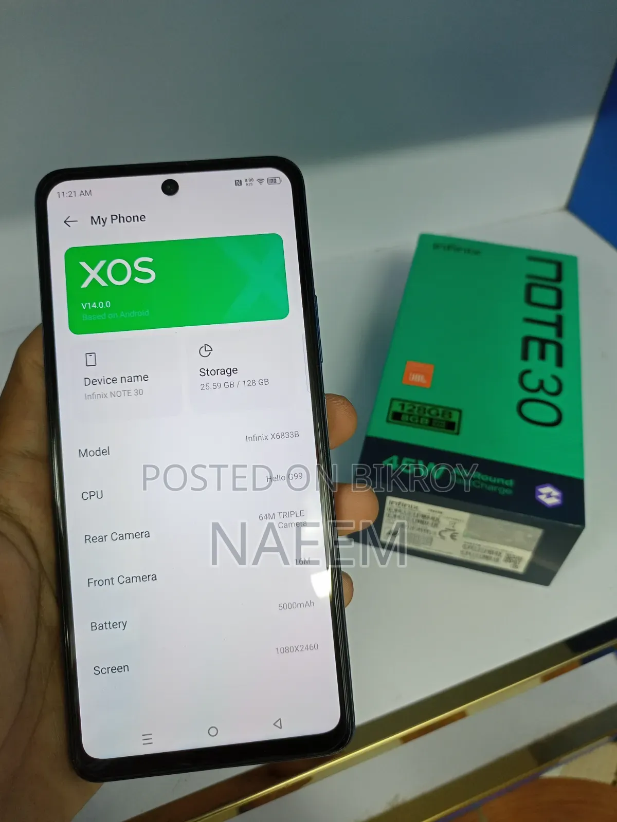 Infinix Note 30 128 GB Blue