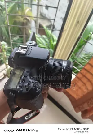 ক্যানন ৭০ডি ডিএসএলআর ক্যামেরা ১৮-৫৫মিমি লেন্সসহ | চমৎকার কন্ডিশন