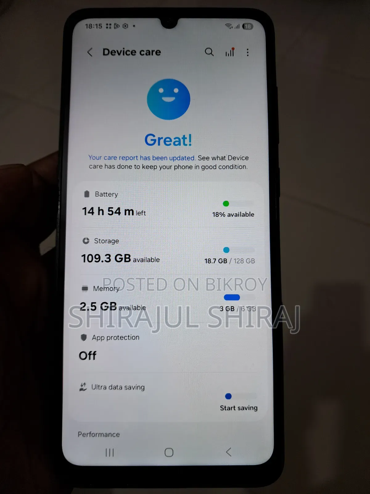 Samsung Galaxy A05 128 GB Black