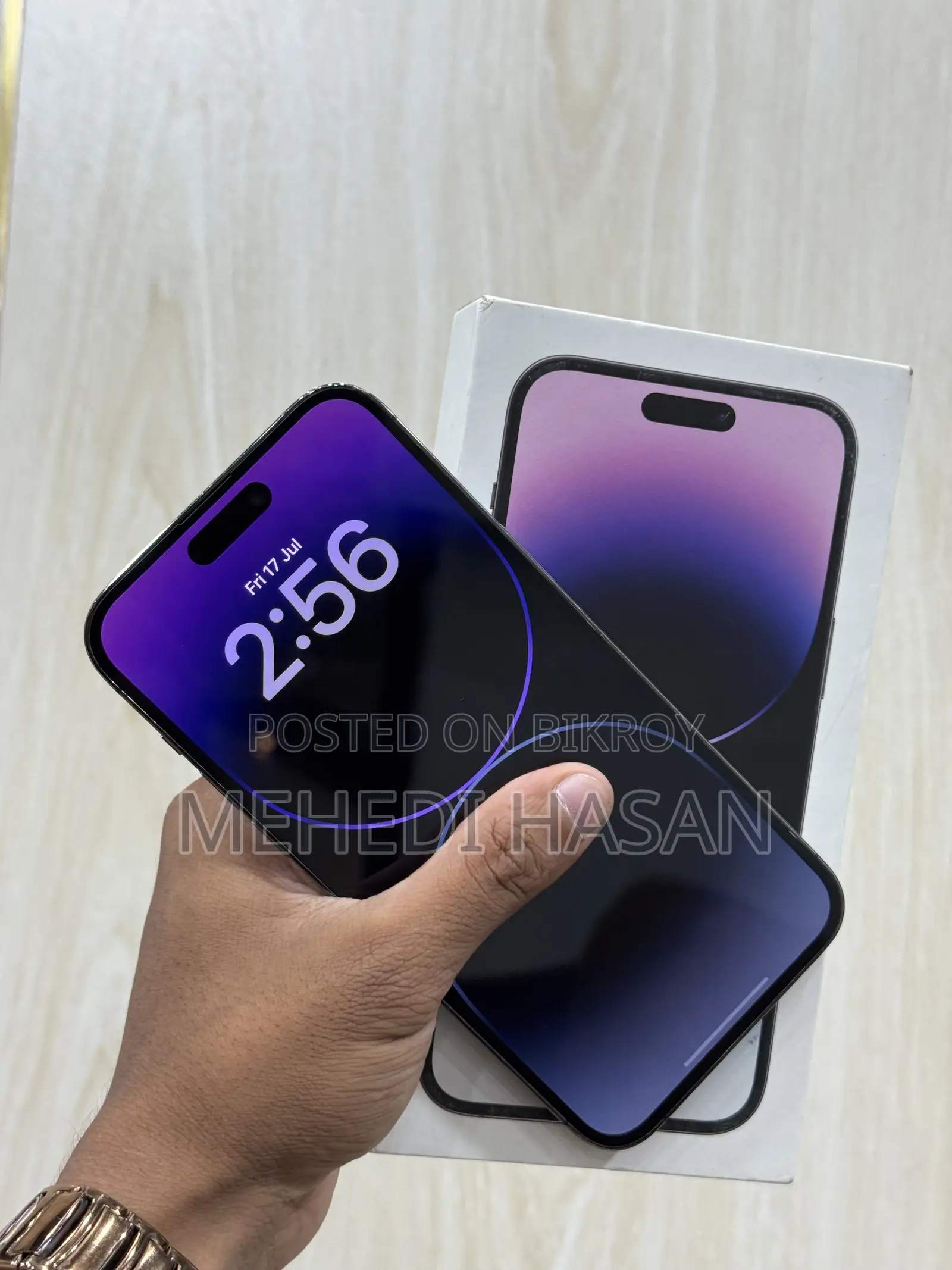 অ্যাপল আইফোন ১৪ প্রো ম্যাক্স ২৫৬ জিবি পার্পল