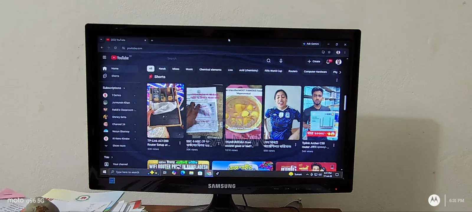19" Samsung LED Monitor