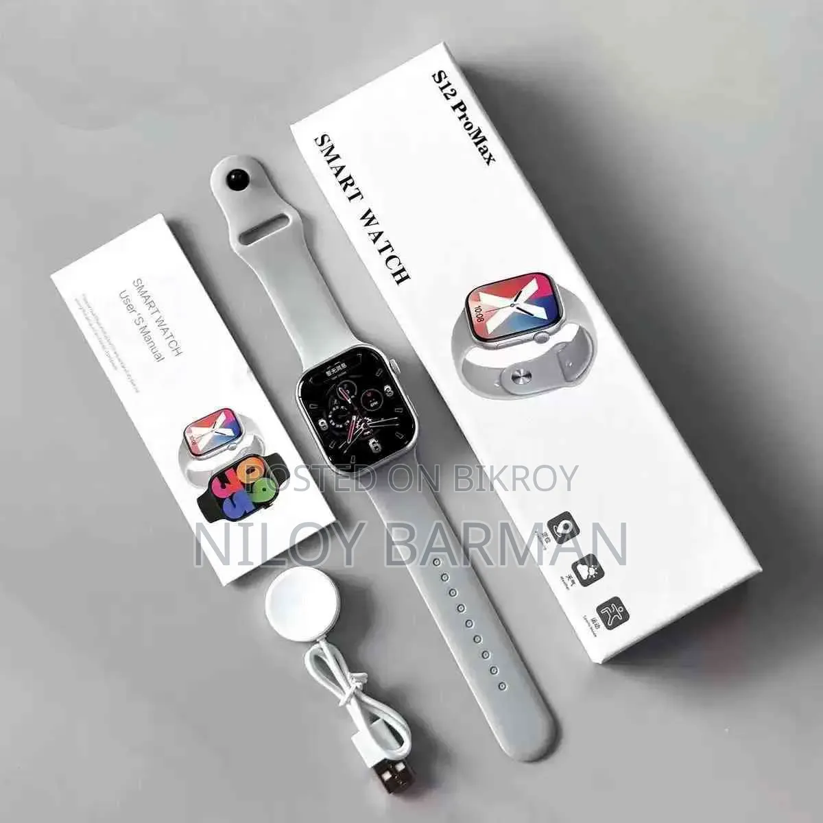 S12 Max Smart Watch Super AMOLED Display 100% Original