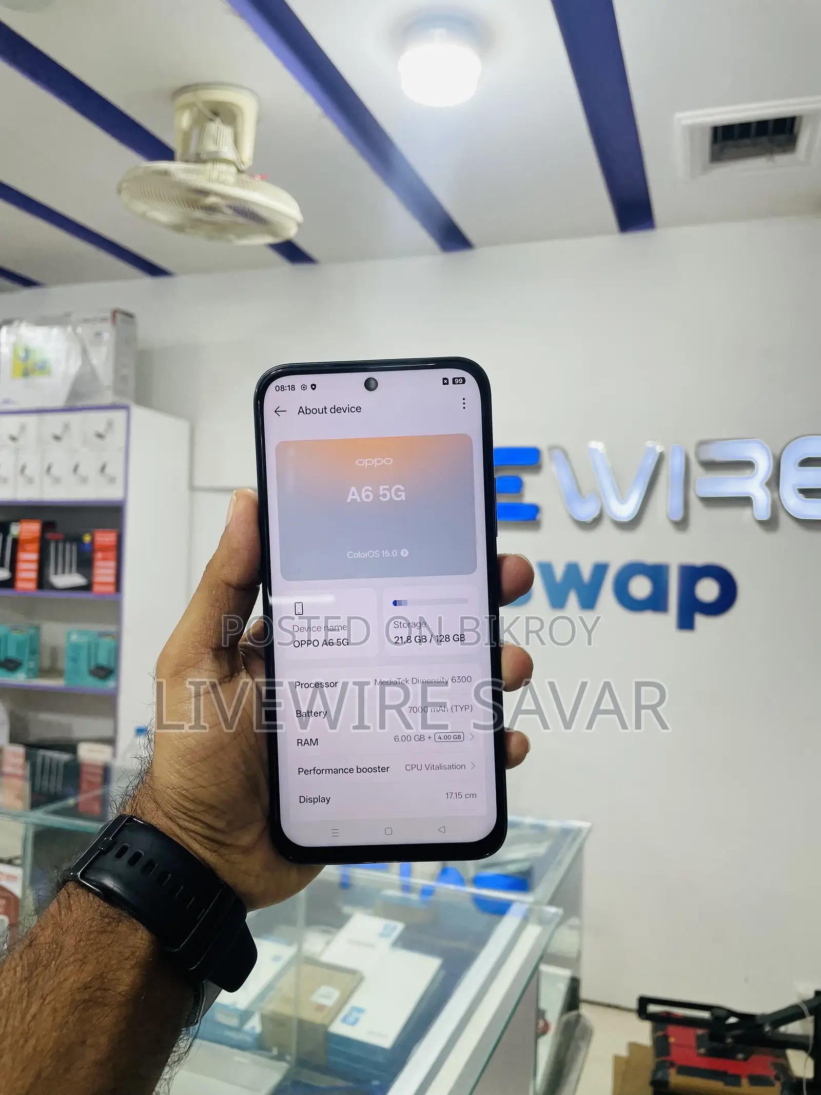 Oppo A6 128 GB Black