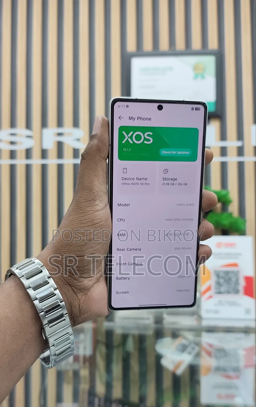 Infinix Note 50 Pro 256 GB Gray