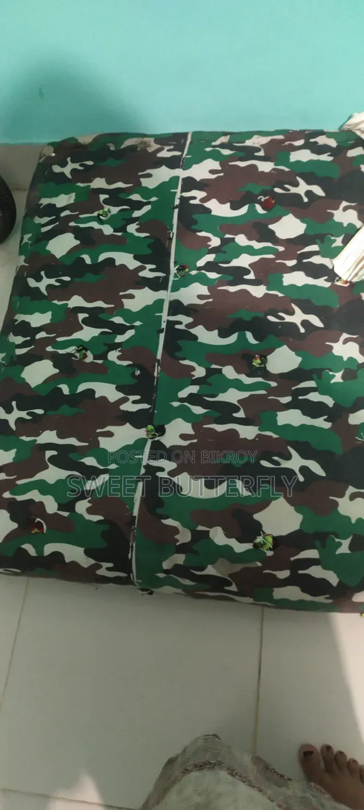 Two large mattresses will be sold