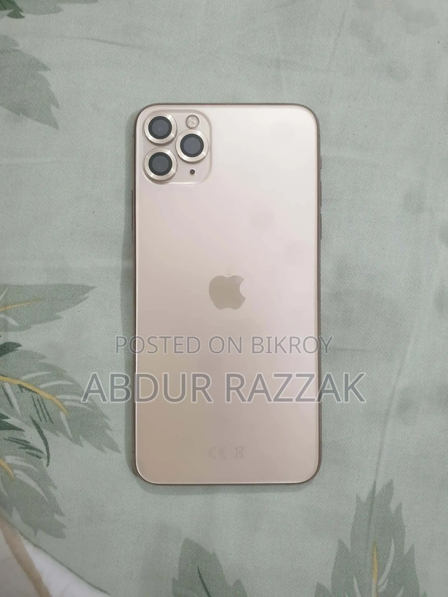 অ্যাপল আইফোন ১১ প্রো ম্যাক্স ৬৪ জিবি রোজ গোল্ড