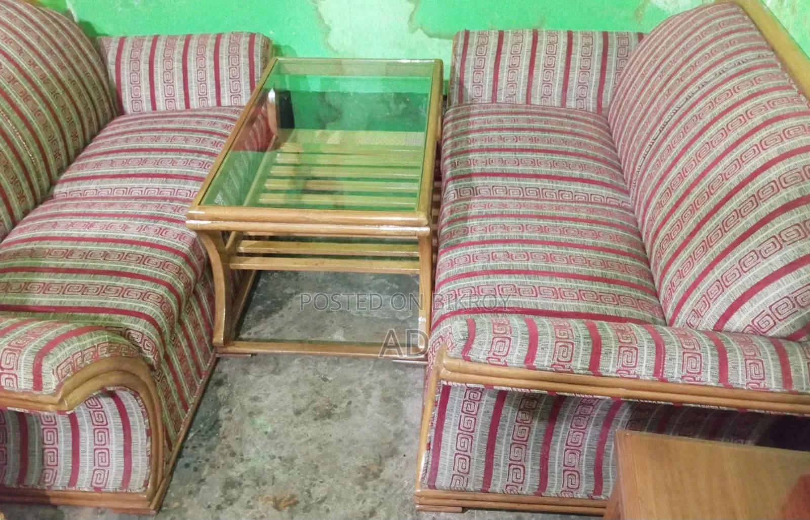 Teak Wood Sofa Set