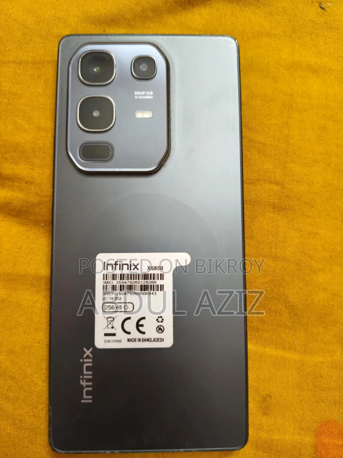 Infinix Note 50s 128 GB Black