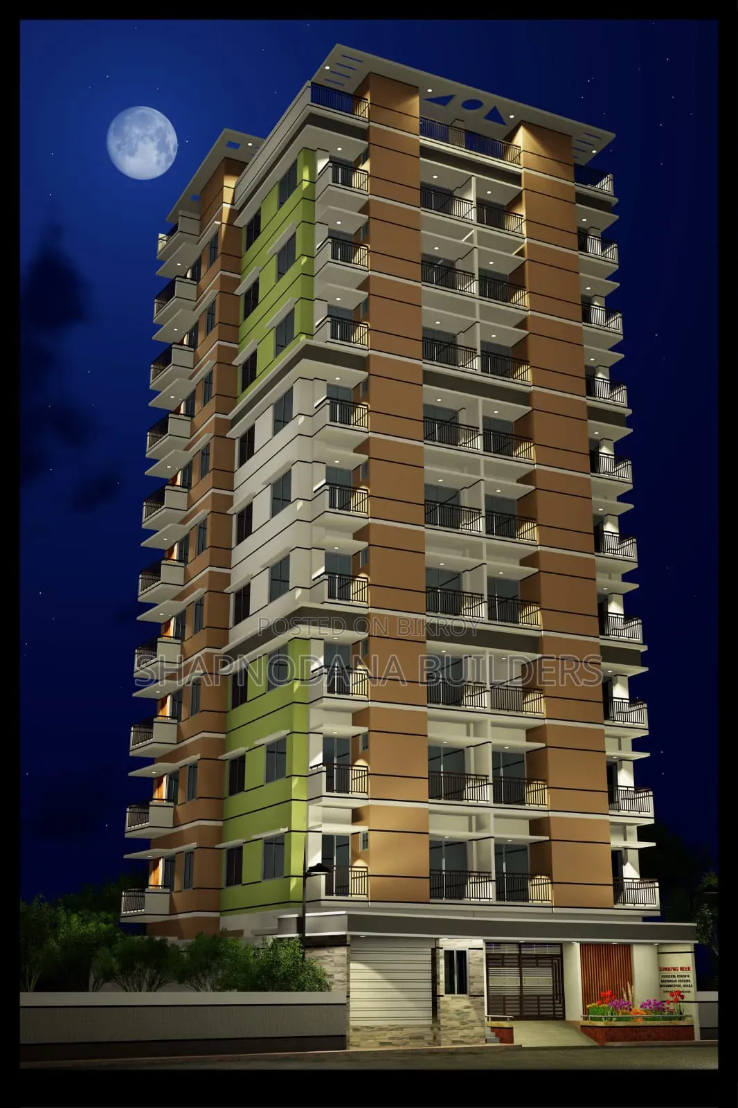 3 Bedroom Flat Sell in Mohammadpur